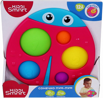 Игрушка Kiddi Smart сенсорная Божья коровка Пум-Пум 4520-KS