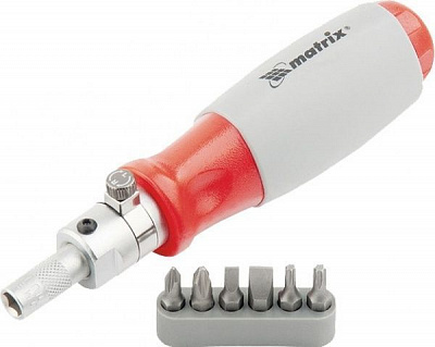 Отвертка со сменными насадками Matrix 11549