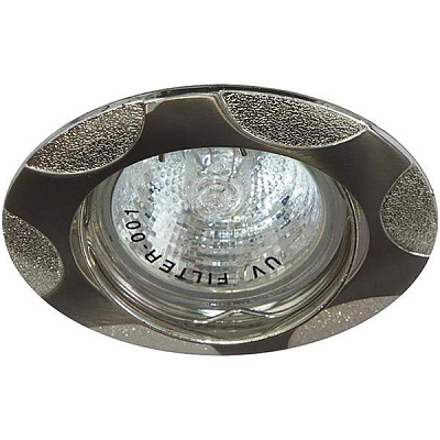 Светильник Feron 156Т G5.3 титан/серебро