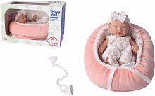 Лялька Ledy Toys з переноскою і пустушкою 10/25 см рожевий OTM0048861