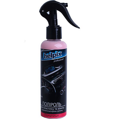 Полироль для пластика и винила Helpix клубника 200 мл