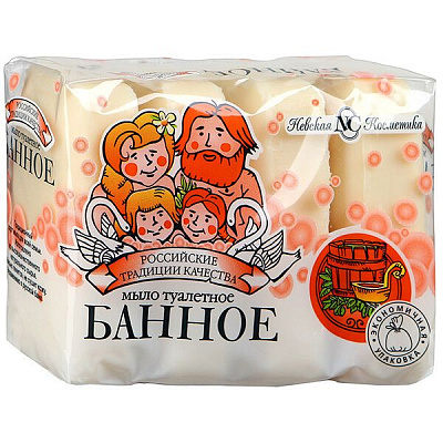 Мыло банное Невская косметика 4х100 г