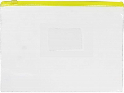 Папка-конверт А4 прозора з клапаном