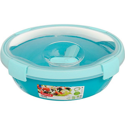 Контейнер с крышкой To Go Lunch 1 л голубой Curver