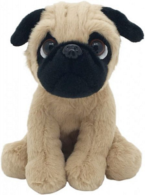 Мягкая игрушка Девилон Мопс X1624616 16 см
