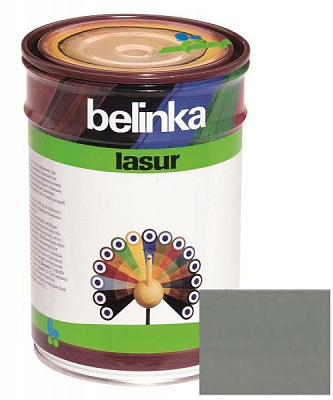 Фарба-лазур Belinka Lasur 30 платиново-сірий мат 1 л