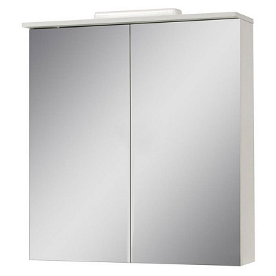 Шафка з дзеркалом Сансервіс Альфа 75 біла