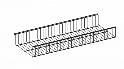 Корзина к гардеробной системе Kolchuga 906х306 мм черный