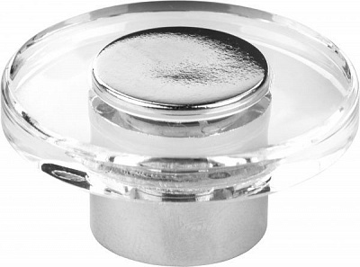 Меблева ручка полірований хром Poliplast 0414TRASCL