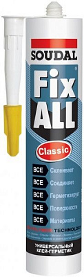 Клей-герметик SOUDAL FIX ALL Classic 290 мл коричневий