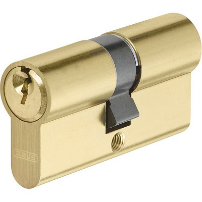 Цилиндр Abus E50 30x35 ключ-ключ 65 мм матовая латунь