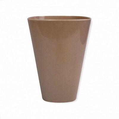 Кашпо для орхидей Оранжерея КАМБРИ 133 мм бежевый квадратный 