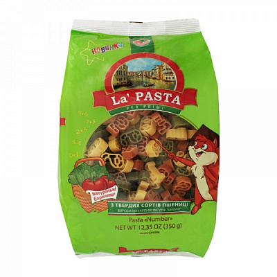 Макароны La Pasta Цифры 350г 