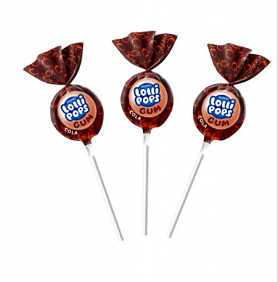 Карамель Roshen LolliPops Gum со вкусом «кола» 920 г 