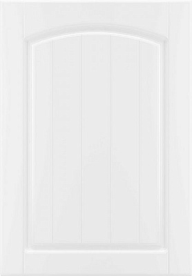 Фасад для кухні Грейд-Плюс Прованс білий гладкий №383 713x496 правий