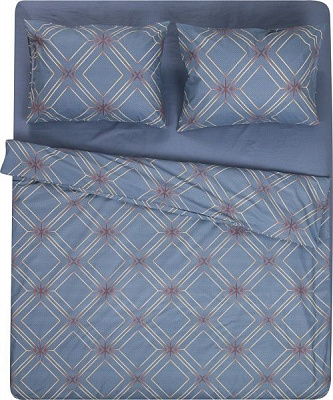 Комплект постельного белья Геометрия 2,0 голубой La Nuit 
