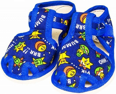 Капці для хлопчиків Экотапок Сандалик новий сині 1085 р.22