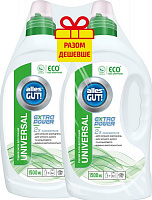 Гель для машинного та ручного прання Alles GUT! ECO універсальний 1,5 л +1,5 л 3 л 2 шт.