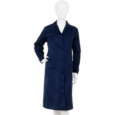 Халат рабочий Торнадо Грета жен. р. 64-66 темно-синий