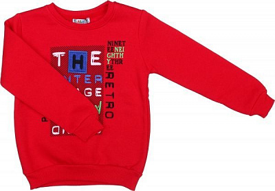 Свитшот ALG р.122 красный 221453 