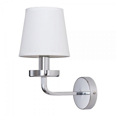 Бра Arte Lamp 1x60 Вт E14 белый/хром A3260AP-1CC 