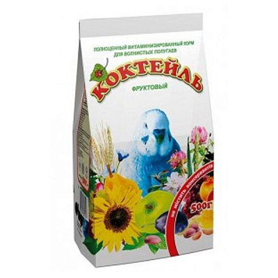 Корм Природа для папуги Коктейль Фруктовий 500 г