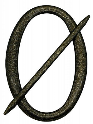 Декор Овал 180х125 мм старе золото D0001-15 MISLT