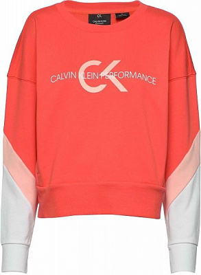 Джемпер Calvin Klein Performance PULLOVER 00GWS0W307-835 р. S кораловий