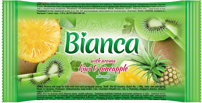 Мыло Bianca Bianca С ароматом киви и ананаса 140 г