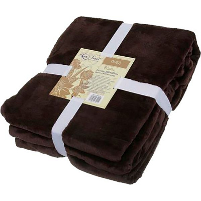 Плед Basic 200x220 см шоколадний/агат La Nuit