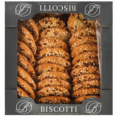 Печиво Biscotti здобне пісочно-відсадне хрустке 400 г