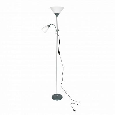 Торшер Berger 1050-FL-2 Grey 40 Вт Е27 серый 1050-FL-2 Grey