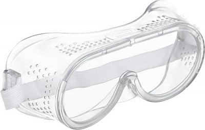 Очки защитные Werk закрытого типа, прямая вентиляция 20003