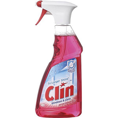 Засіб для миття скла Clin Фруктовий оцет 500 мл