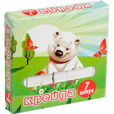 Мел школьный белый 7 шт. 110703P iTEM
