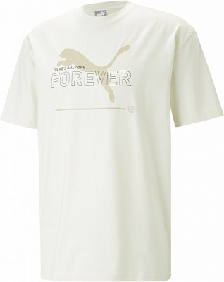 Футболка Puma ESS BETTER RELAXED GRAPHIC TEE 67329799 р.S бежевый