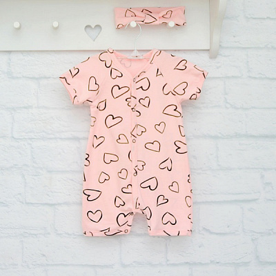 Пісочник для дівчинки Blanka Сердечко р.80 рожевий 12947