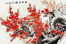 Картина на полотні Сакура 120x80 см ТЕРРАВОЛ 