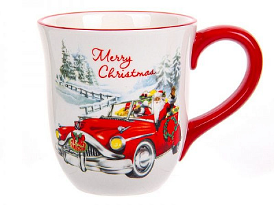 Чашка для чая New Year Car 550 мл.358-980 Lefard