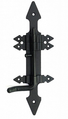 Засув гаражний СУ2 360x140 мм Aspect 90016435 чорний