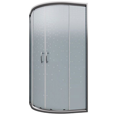 Душевая кабина Cersanit Ineba 90x185 профиль хром, стекло мат. с рисунком