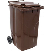 Контейнер Алеана для ТПВ 240 л темно-коричневый
