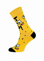 Шкарпетки чоловічі Брестские 4203 Spongebob (середньої довжини) 037 р.40-43 жовтий