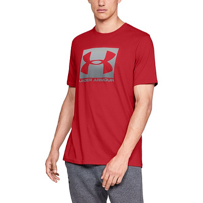 Футболка Under Armour UA Boxed Sportstyle SS 1329581-600 р.M красный