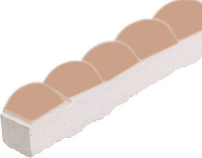 Плитка Cerossa Ceramica бежевый люстрований 0,7x25 