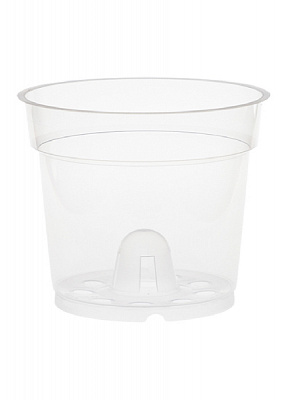 Горшок Modiform для орхидей круглый 0,7 л прозрачный 