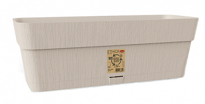 Ящик балконный Stefanplast Ethica 50x18x17 см прямоугольный 9,5 л белый (68250) 