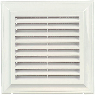 Решетка Blauberg Decor 140x140с абс пластик белый 