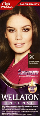 Крем-фарба Wellaton WELLATON 3/0 Темний шатен 110 мл