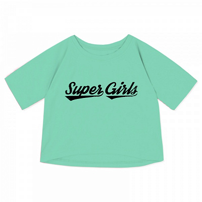 Футболка для дівчаток KOSTA р.122–128 зелений 2136-6